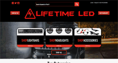 Desktop Screenshot of lifetimeledlights.com